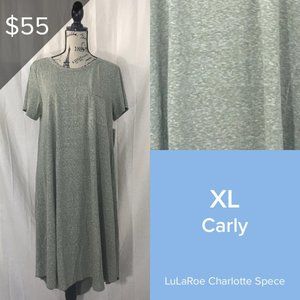 NWT XL Green Lularoe Carly Dress